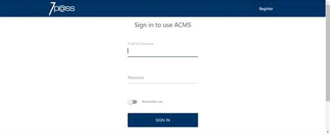 www.acms.org log in